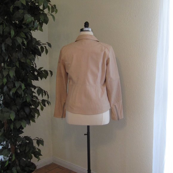 Athleta Salt Flat Leather Moto Jacket - Like New - Picture 8 of 13